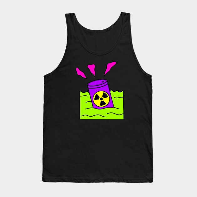 Toxic Water Tank Top by GiantAlienMonster